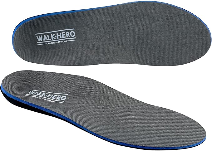 Plantar Fasciitis Feet Insoles Arch Supports Orthotics Inserts Relieve Flat Feet, High Arch (Mens 10-10 1/2 | Womens 12-12 1/2)