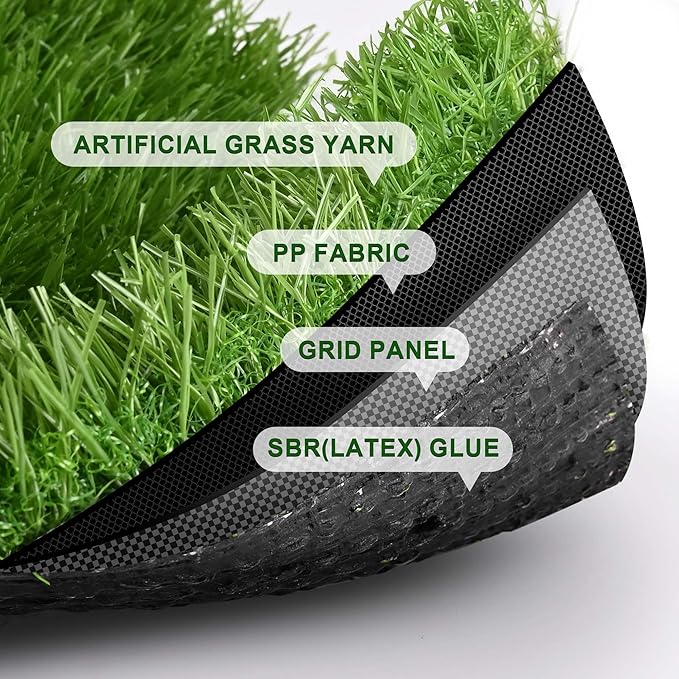 Yescom Sports Sled Strips Turf Gym Turf Flooring 50'x3'(150 Sq.Ft) 1.38" H for Weight Sled Push Gym Equipment Outdoor Indoor Use