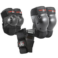 Triple Eight Saver Series 3-Pack Pad Set– Ideal for Skateboarding, In-line Skating, Roller Skating, and Biking