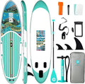 Niphean Inflatable Stand Up Paddle Board with SUP Accessories, Anti-Slip EVA Deck, 10’6’’ Inflatable Paddle Boards for Adults & Youth of All Skill Levels