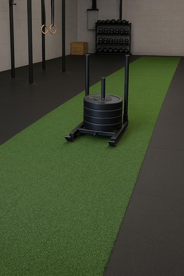 Ottomanson Artificial Turf Golf Hitting Mat 3' x 26' Indoor/Outdoor Waterproof Synthetic Fake Grass for Putting Practice Baseball Football Sports Gym Backyard, Custom Size 2' up to 30'