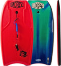 MOREY® Mach 12 MDS, 42.5" Bodyboard. Dynamic Speed Body Boards for Beach, for All Skill Levels, Embedded Fiberglass Stringer, with Coil Leash. Re-Engineered 2025 Model