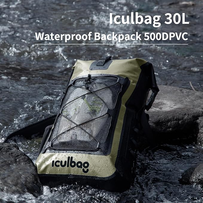 Dry Bags Waterproof Backpack for Women Men Travel Dry Bag Backpack Warterproof Bag for Kayaking Beach Boating 30L/40L