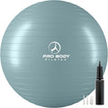 ProBody Pilates Yoga Ball - Fresh Colors Exercise Ball for Stability, Pregnancy, Workout & Physical Therapy