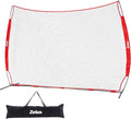 ZELUS Collapsible Barricade Backstop Net 12x9 ft, Net for Lacrosse, Baseball, Basketball, Soccer, Field Hockey and Softball Practice Barrier, Portable Hitting Net for Backyard, Park, with Carry Bag