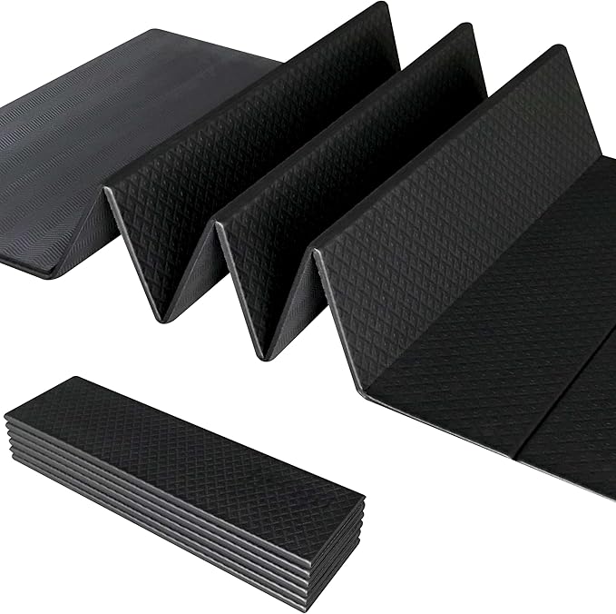 Foldable Yoga Exercise Mat – Lightweight, Anti-Slip, and Easy to Store for Yoga, Pilates, Home Workouts, and Floor Exercises