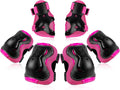 BOSONER Kids/Youth Knee Pad Elbow Pads Guards Protective Gear Set for Roller Skates Cycling BMX Bike Skateboard Inline Skatings Scooter Riding Sports
