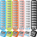Macarrie 72 Pcs Digital Kitchen Timer Bulk Magnetic Timers for Classroom LCD Display Loud Alarm Electronic Timer Minute Second Clock Timer for Teacher Exercise Cook Baking