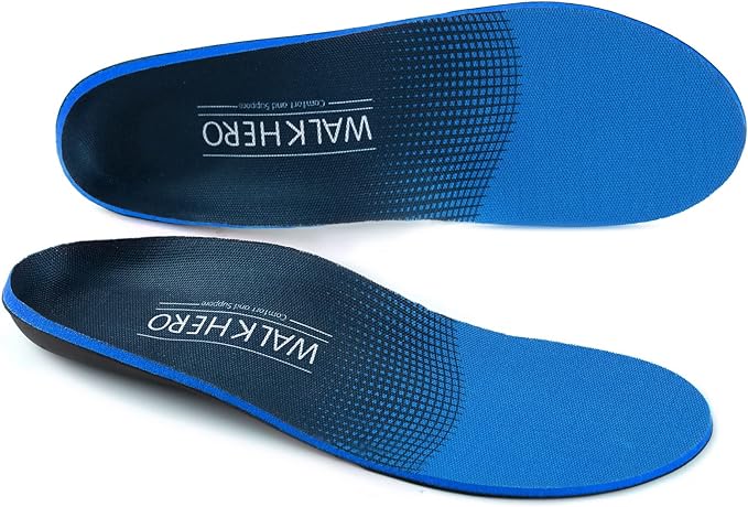 Plantar Fasciitis Relief - Arch Support Insoles for Men Women, Shoe Inserts for Flat Feet, Orthotic Shoe Insoles All-Day Energy and Comfort with Every Step (Mens 13-13 1/2)