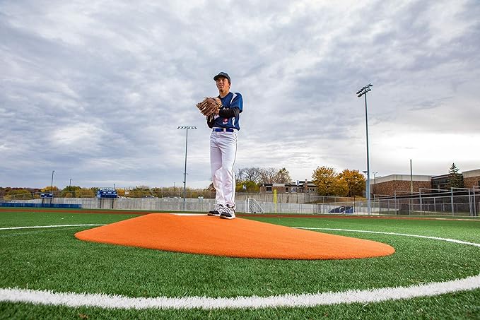 10" Full Length Game Mound - One-Piece - Game Pitching Mounds