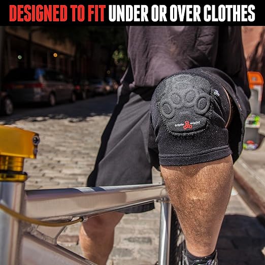Triple Eight Covert Knee Pads – Ideal for Roller Skating, Biking, BMX, and Skateboarding