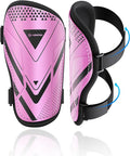 Shin Guards Soccer Kids Youth, CE Certified Airsfish Shin Guard Protection Gear for 2-18 Years Old Boys Girls Teenagers High Impact Resistant Breathable Comfortable 1 Pair 4 Sizes