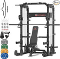 Power Rack for Home Gym – 2000LB Capacity Multifunction Squat Rack with Cable Crossover, Includes 16 Professional attachments for Home Gym Strength Training, P63 Rampage