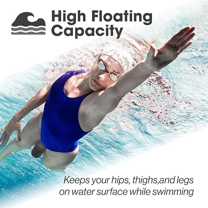 Pull Buoy Swim Training Leg Float for Adults & Youth | Swimming Pool Strokes & Upper-Body Strength EVA & BPA Free