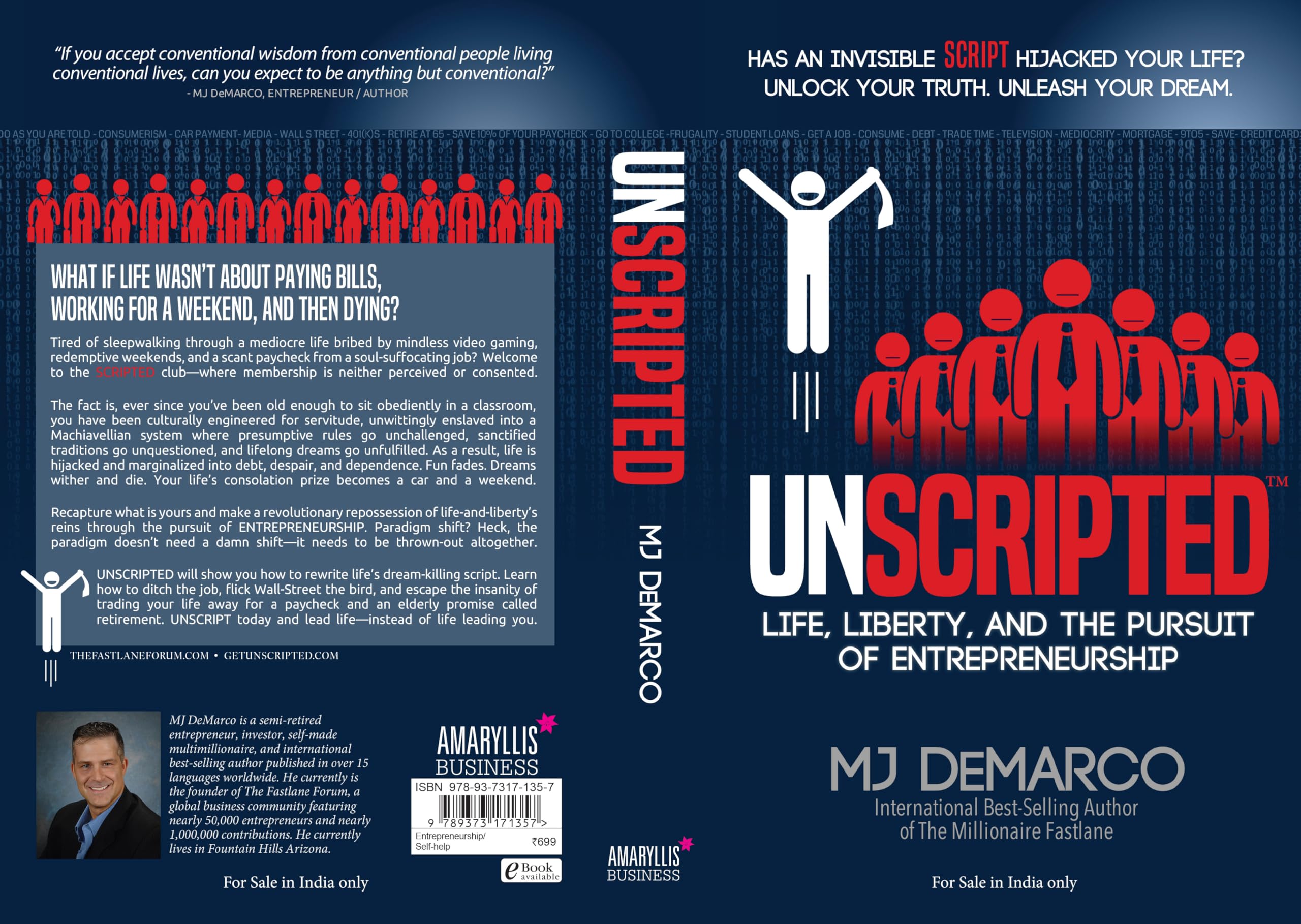 Unscripted: Life, Liberty, And The Pursuit Of Entrepreneurship (English)
