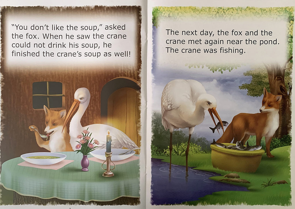 Value Stories.-The Fox & The Crane.