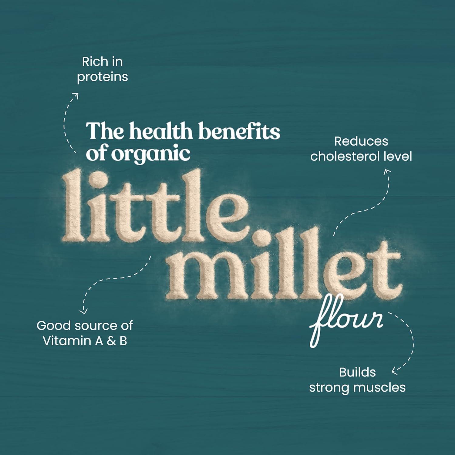 Bharat Vedica Organic Little Millet Flour - Organic kutki ka Atta