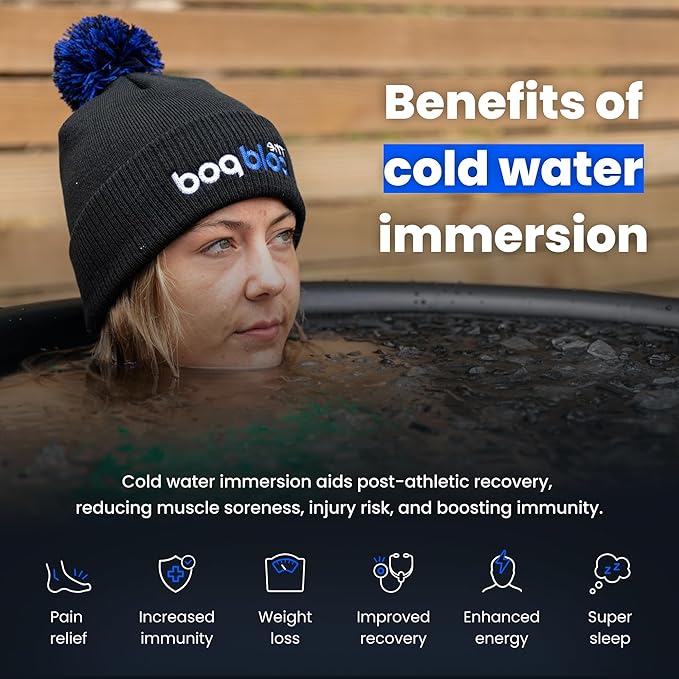The Cold Pod Insulated Cold Plunge Tub Bundle - 85Gal Ice Bath Round Tubs with Energy Saving Multi-Layer Cover - Chiller Compatible&Silver Reflective