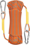 X XBEN Outdoor Climbing Rope 10M(32ft) 20M(64ft) 30M(96ft) 50M(160ft) 70M(230ft) 152M(500FT) 352M(1000FT) Static Rock Climbing Rope for Escape Rope Ice Climbing Equipment Fire Rescue Parachute