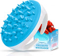 Scala Silicone Anti Cellulite Massager, Body Shower Scrubber, Cellulite Remover - Improve Circulation, Distribute Fat Deposits, Body Massager, Exfoliator, Fat Roller Use with Creams and Oils, Aqua