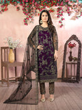 Anaita Purple Embroidered Net Salwar Suit