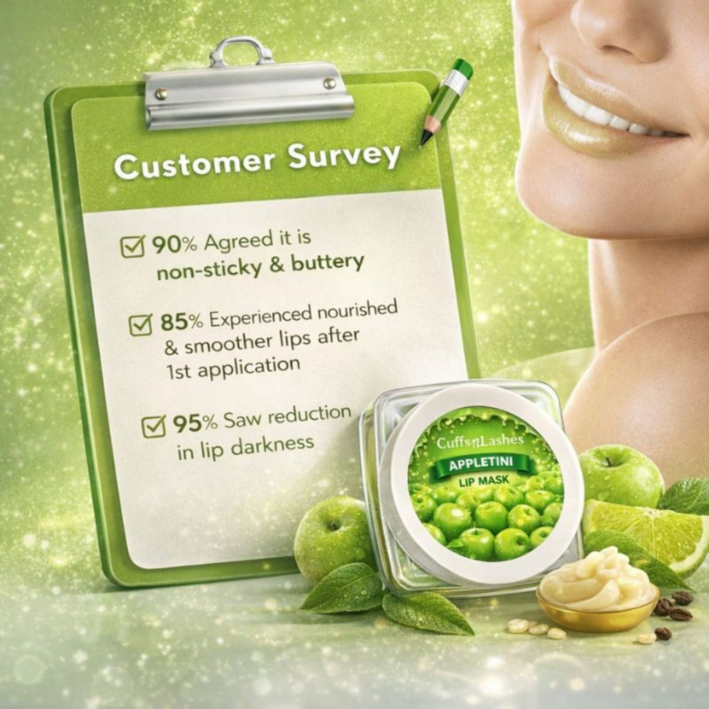CUFFS N LASHES Lush Lips Intensive Recovery Lip Mask - Apple Tini