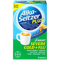 Alka-Seltzer Plus Severe Cold & Flu Night Honey Lemon Zest 6 Packets