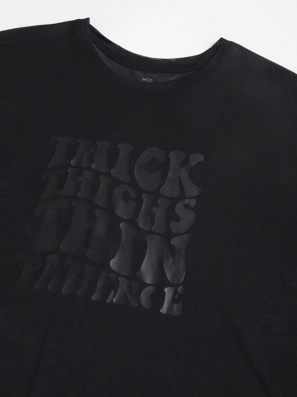 MKH Typography Printed Dri-FIT Relaxed Fit Sports T-shirt