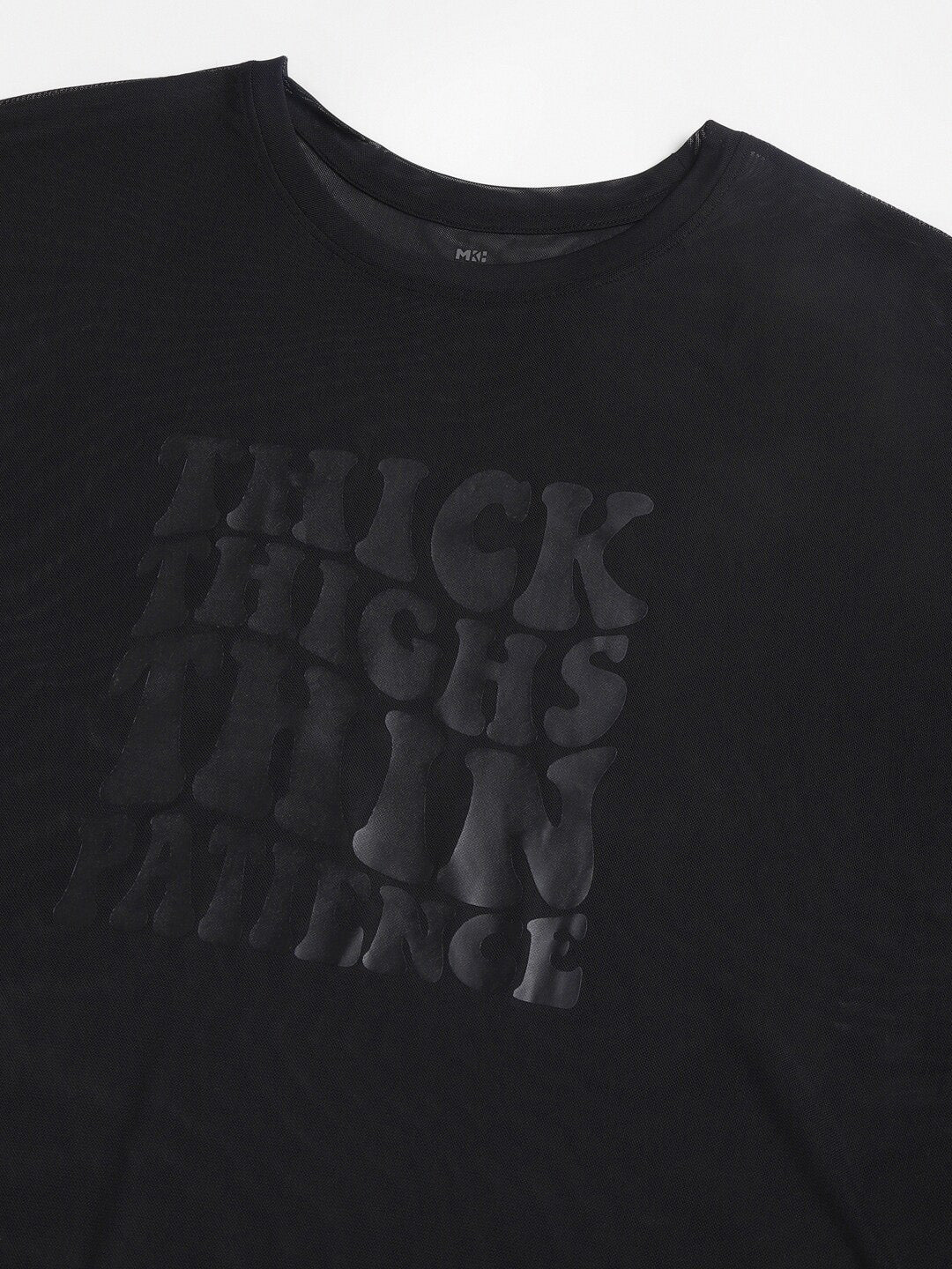 MKH Typography Printed Dri-FIT Relaxed Fit Sports T-shirt