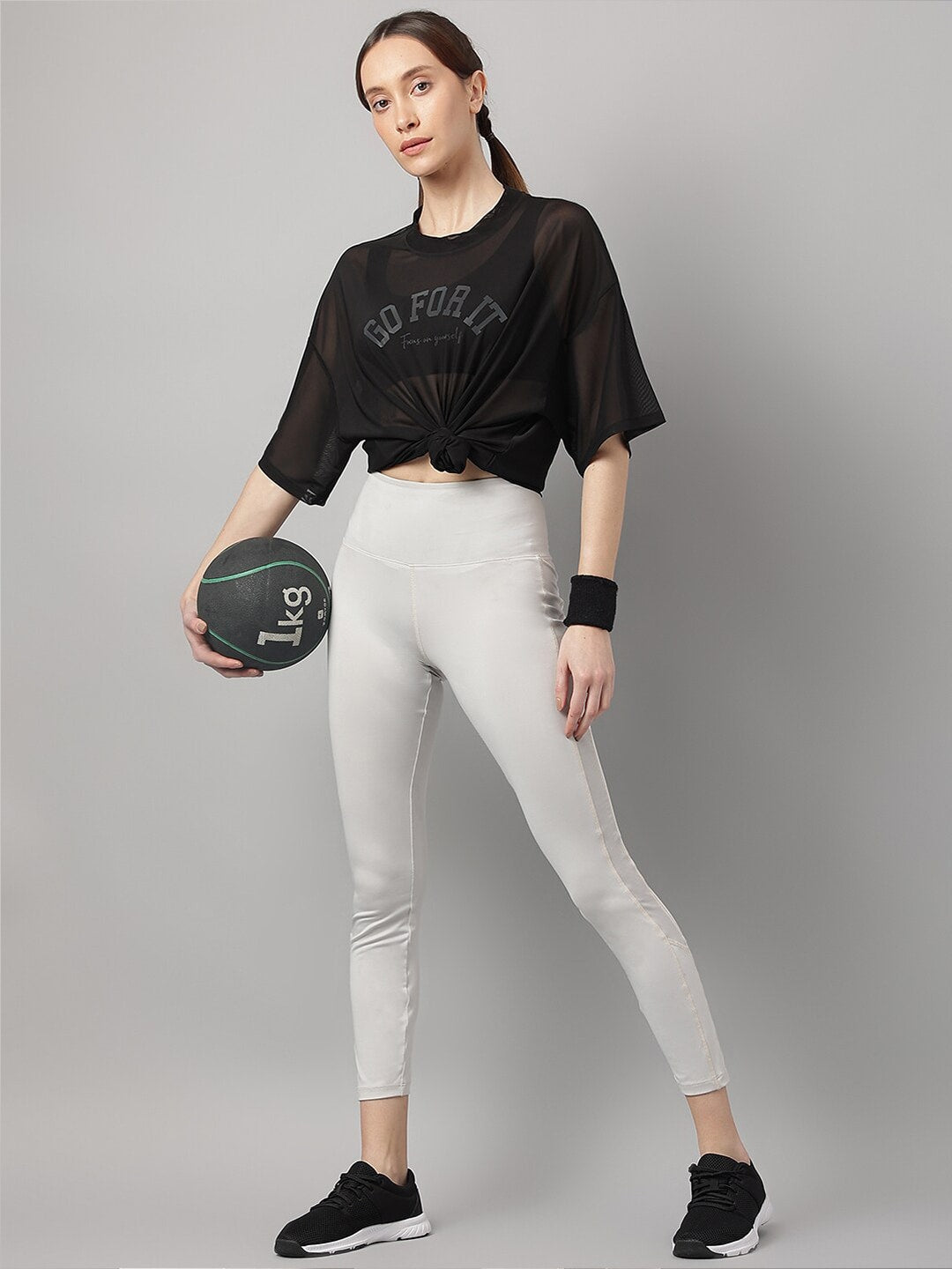 MKH Typography Printed Drop Shoulder Sleeves Dri-FIT Sports T-Shirt