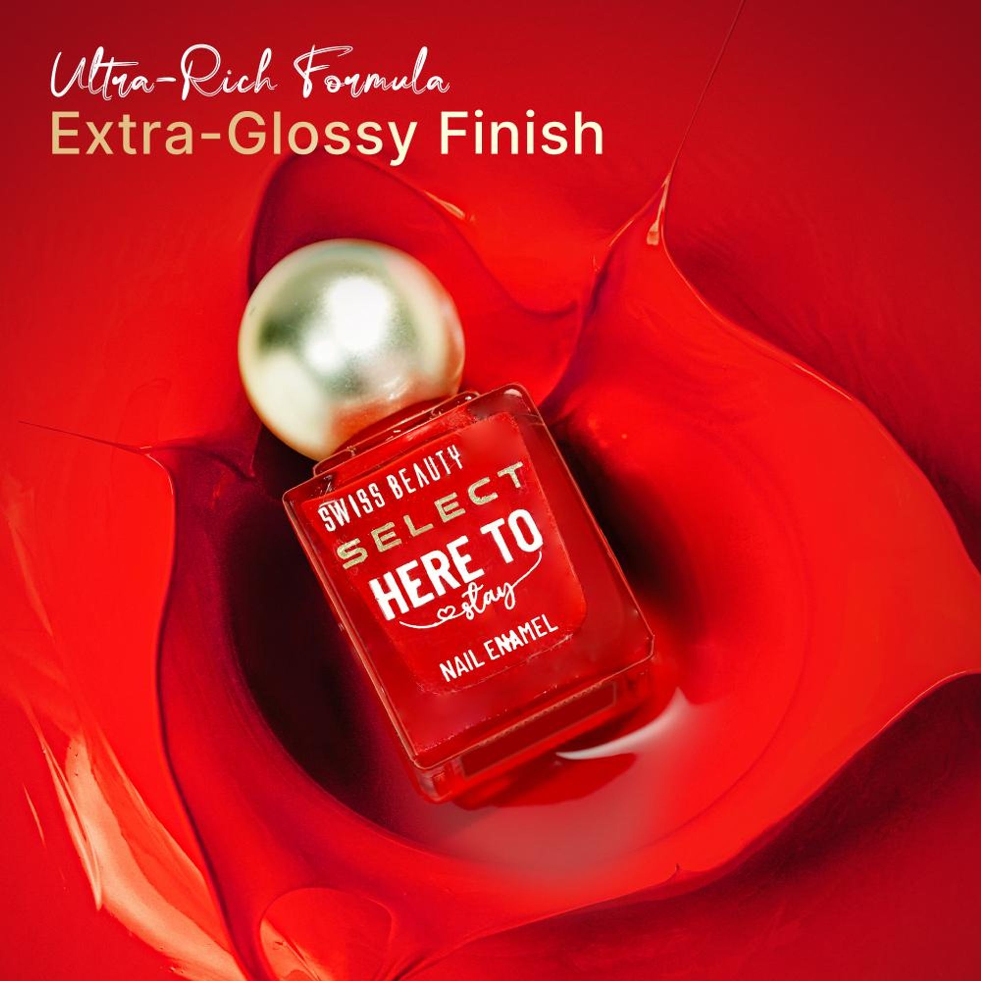 Swiss Beauty Select Here To Stay Nail Enamel - Mosaic Blue