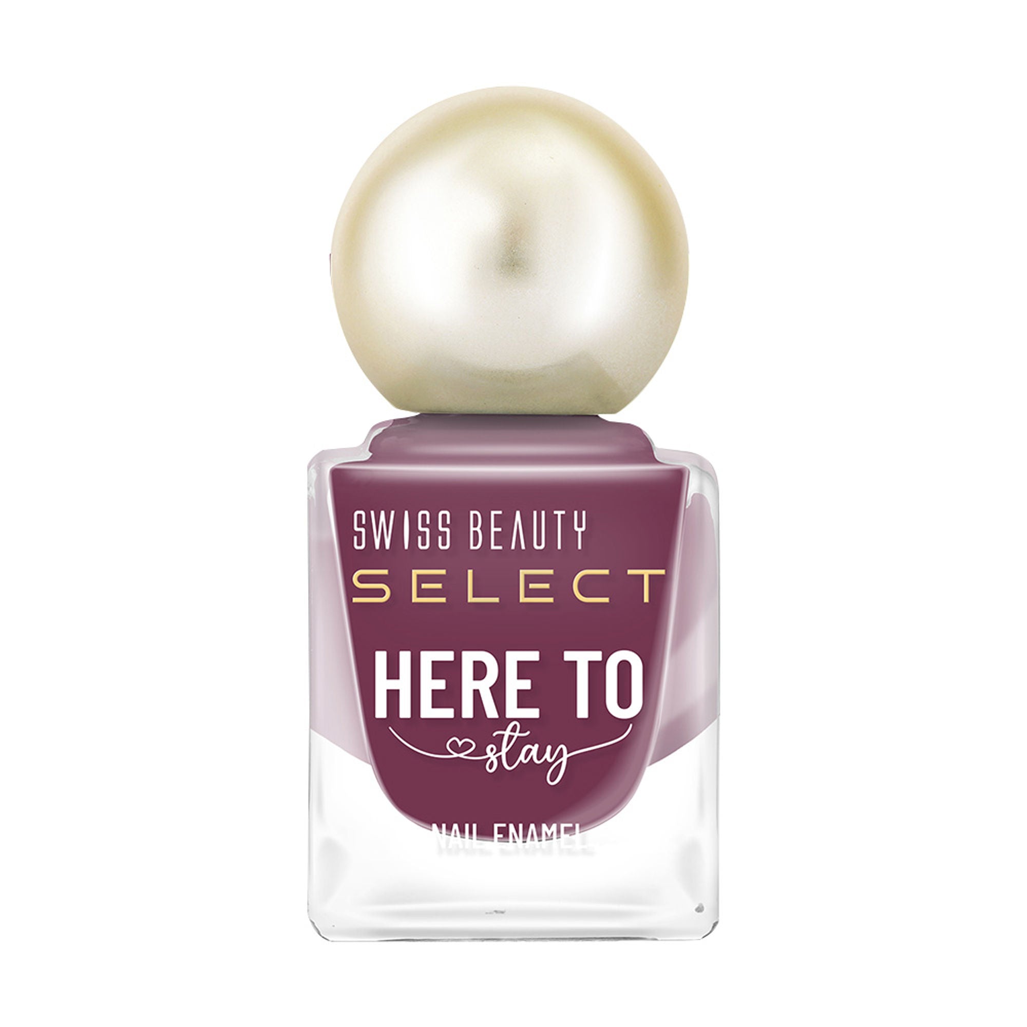 Swiss Beauty Select Here To Stay Nail Enamel - Warm Pink