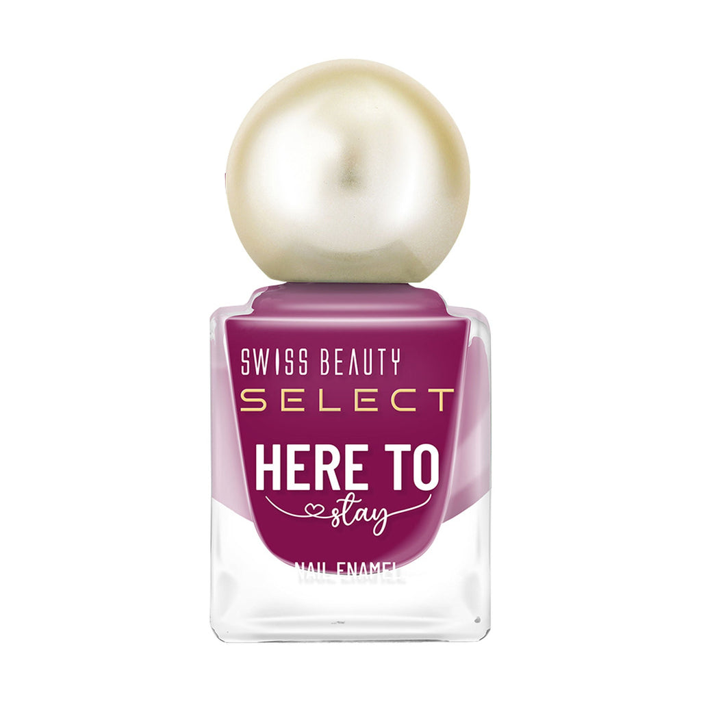 Swiss Beauty Select Here To Stay Nail Enamel - Thats Burgundy