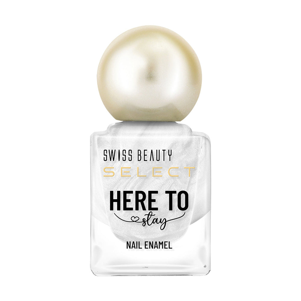 Swiss Beauty Select Here To Stay Nail Enamel - Sheer Pearl