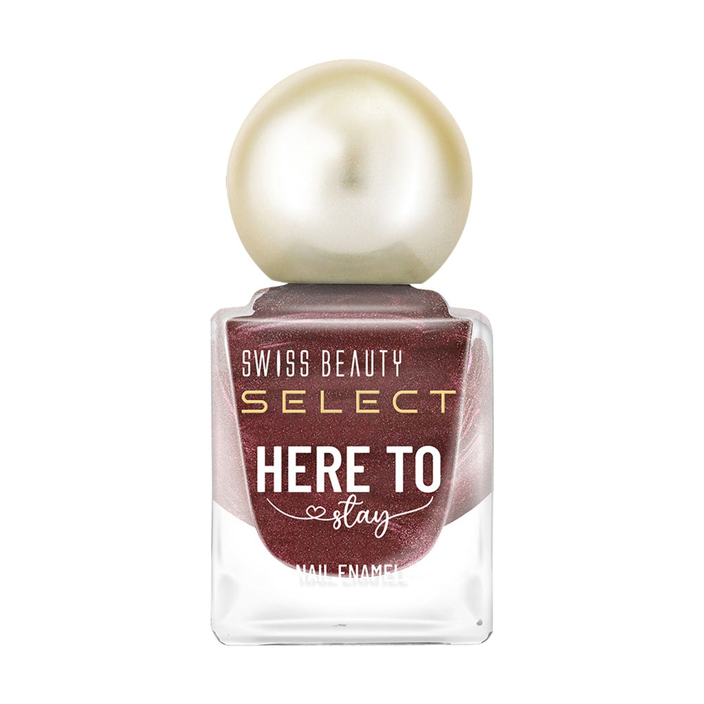 Swiss Beauty Select Here To Stay Nail Enamel - Shimmy Brown
