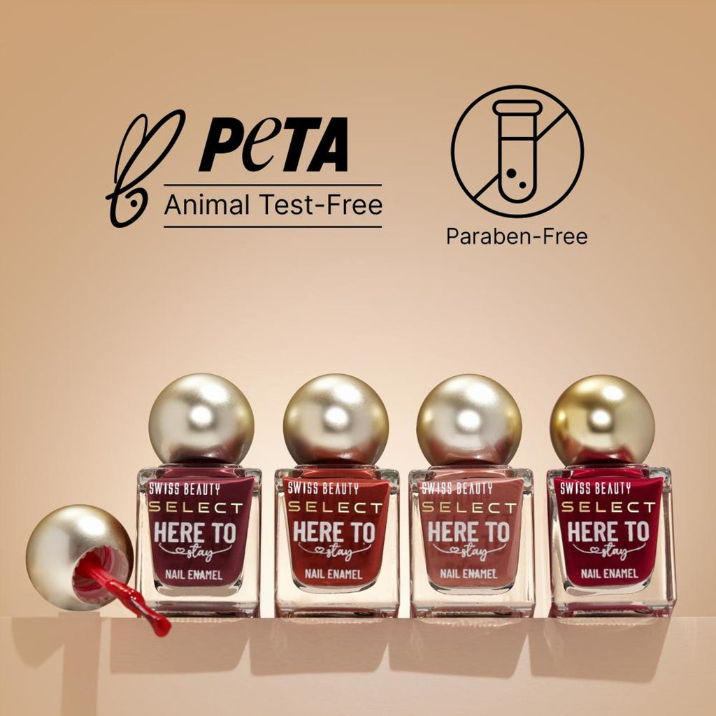 Swiss Beauty Select Here To Stay Nail Enamel - Shimmy Night