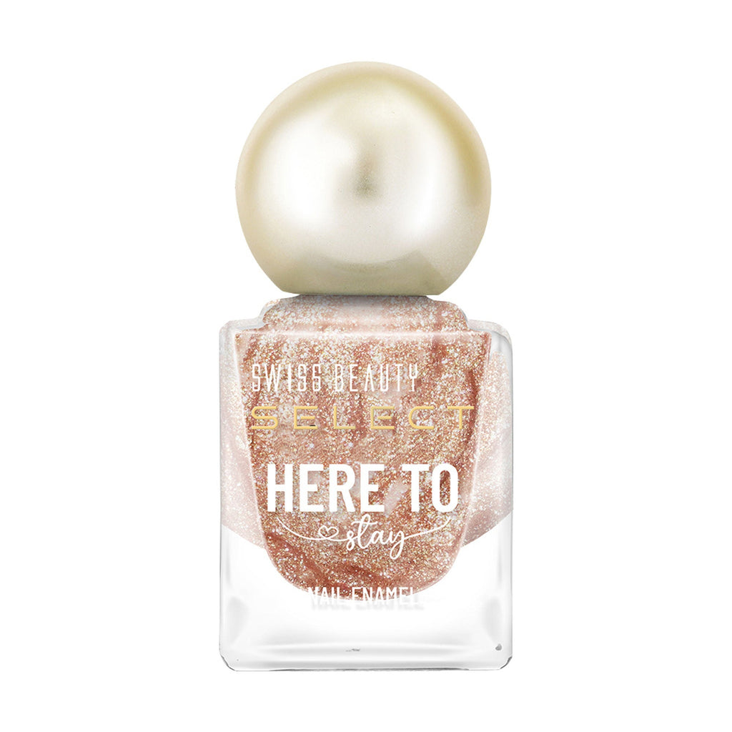 Swiss Beauty Select Here To Stay Nail Enamel - Chunky Gold