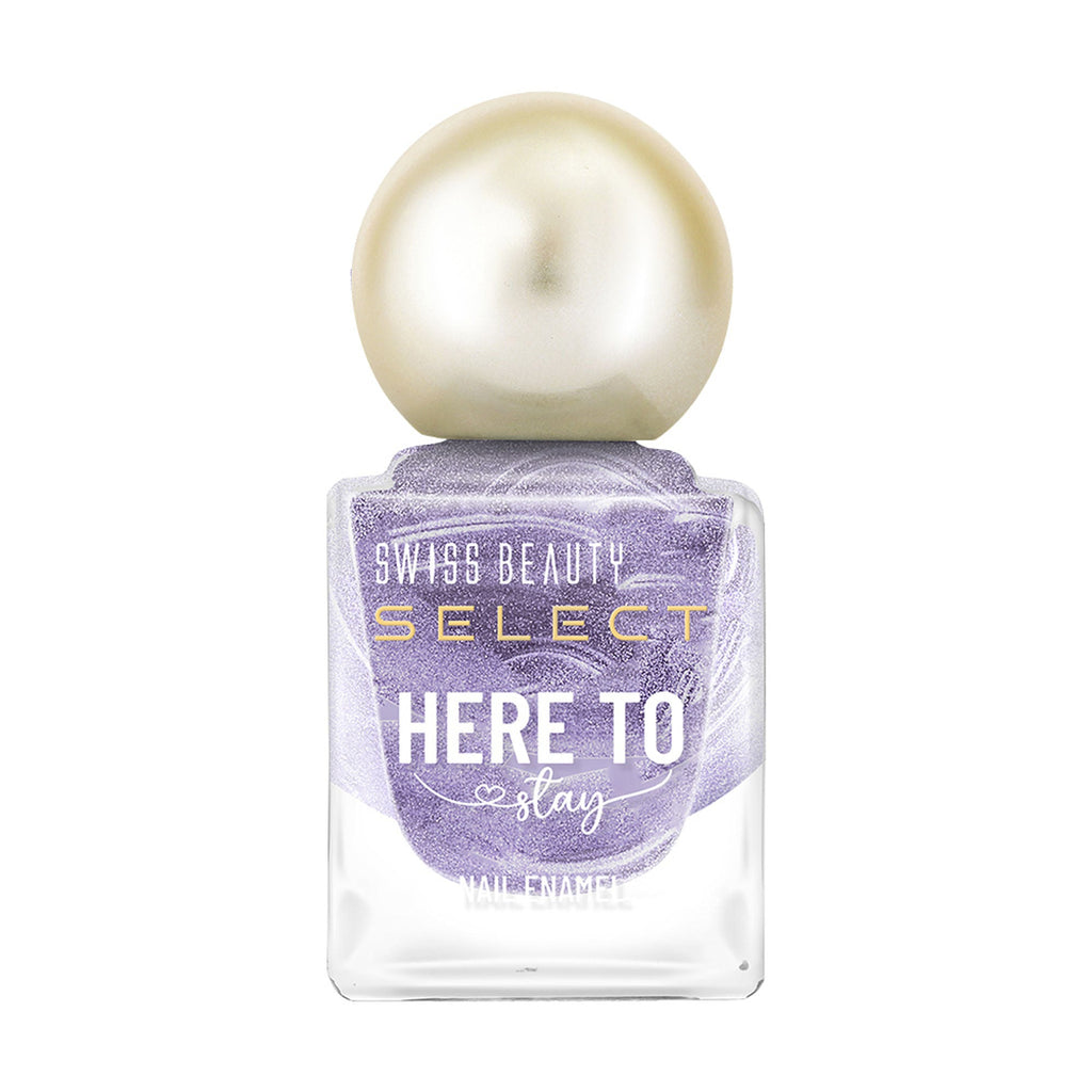 Swiss Beauty Select Here To Stay Nail Enamel - Chunky Violet