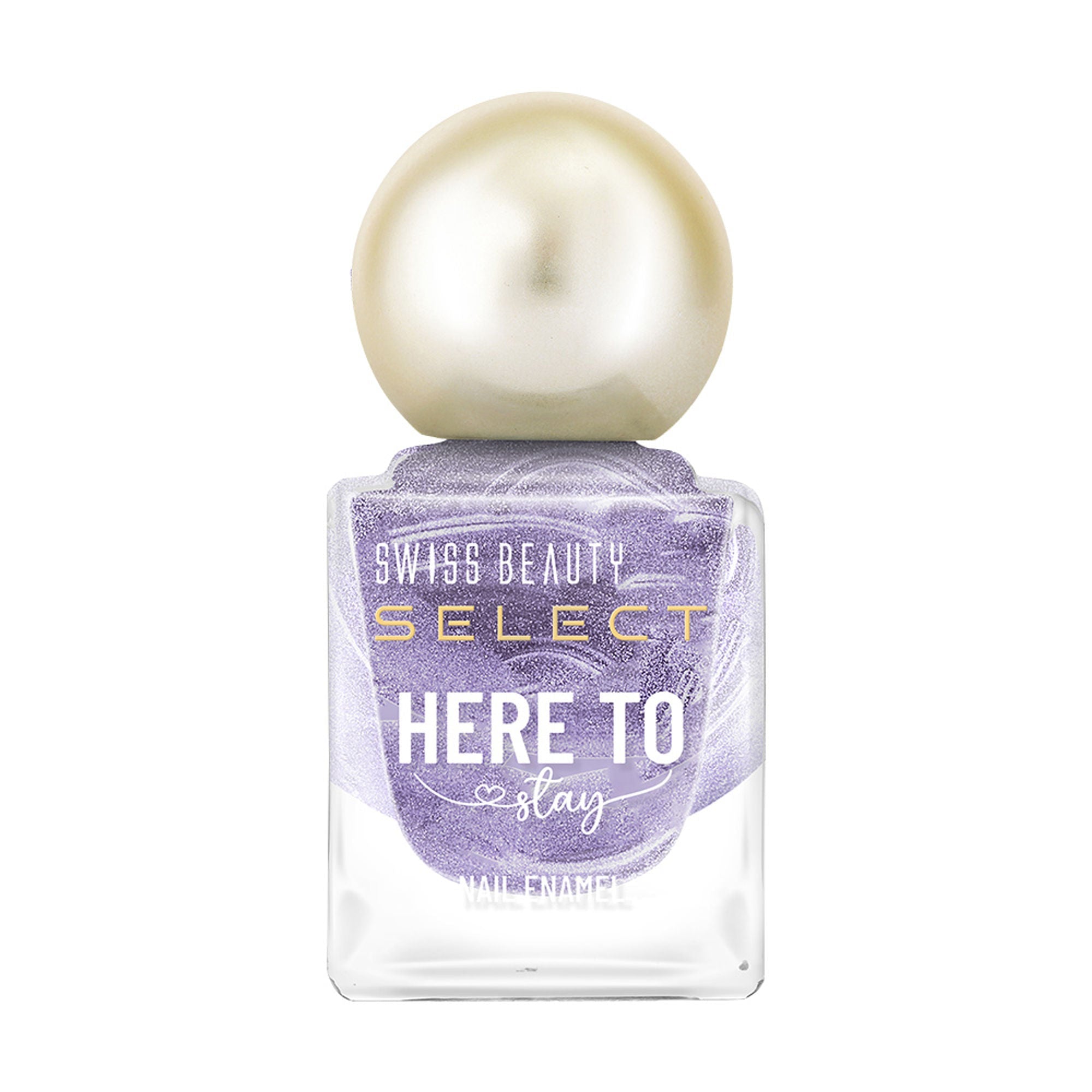 Swiss Beauty Select Here To Stay Nail Enamel - Chunky Violet