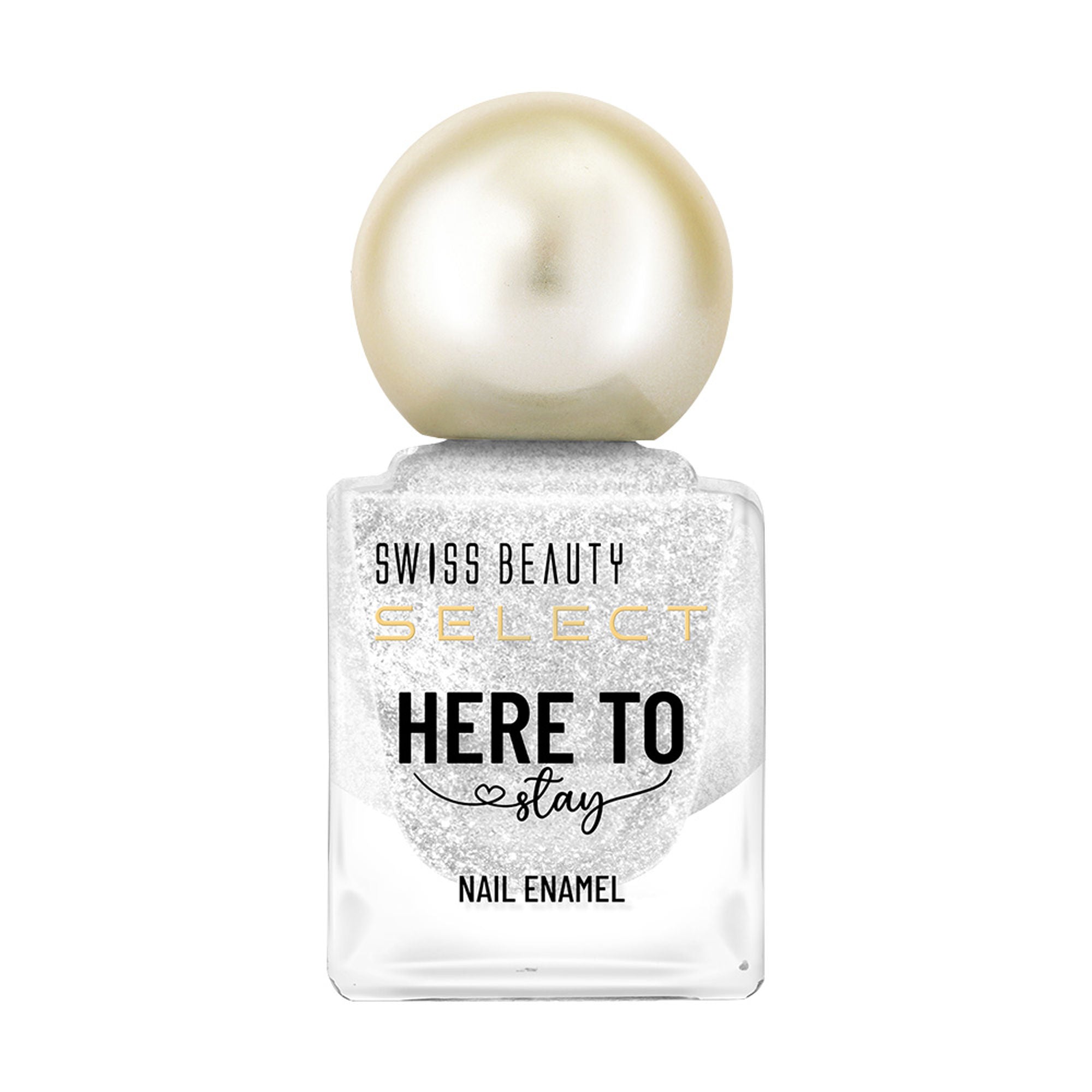 Swiss Beauty Select Here To Stay Nail Enamel - Chunky Silver