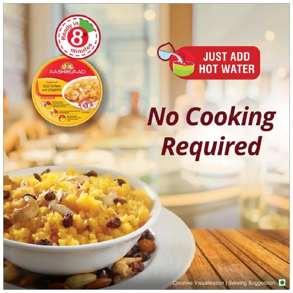 Aashirvaad Instant Suji Halwa with Jaggery