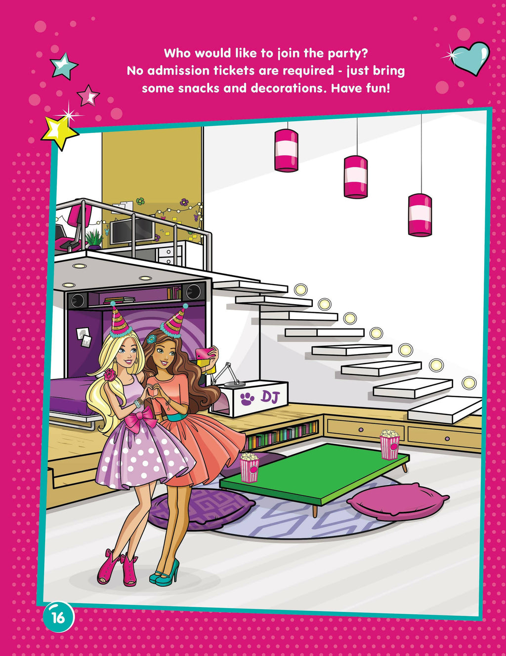 Dreamland Publications Barbie Dreamhouse Adventures -Dream House Decorate with Stickers