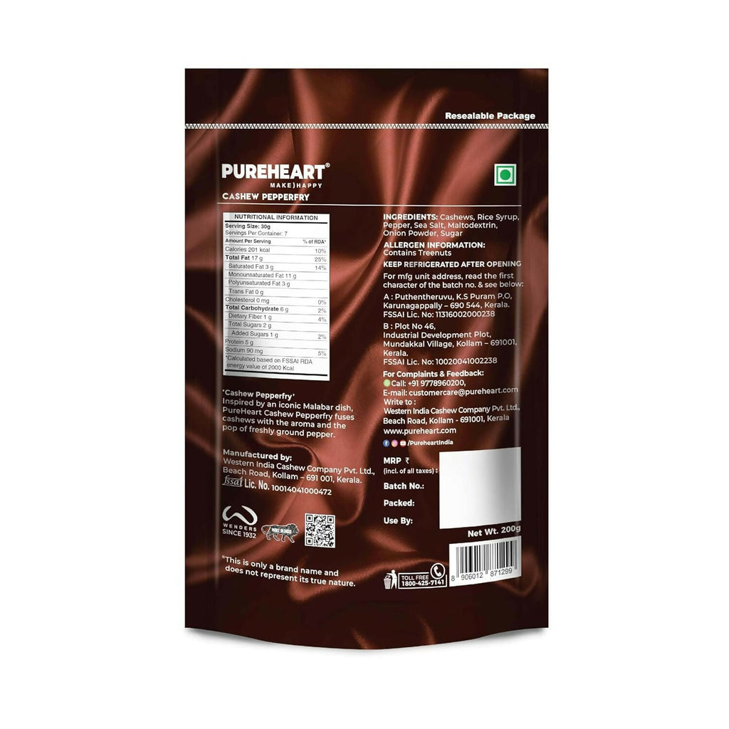 Pureheart Nutreat Pepperfry Cashews