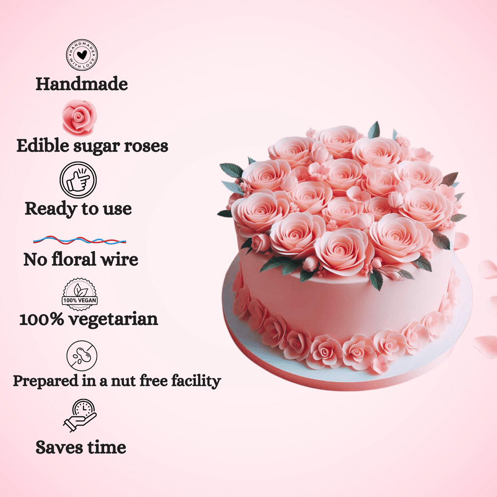 Confect Blush Pink | Edible Sugar Flowers