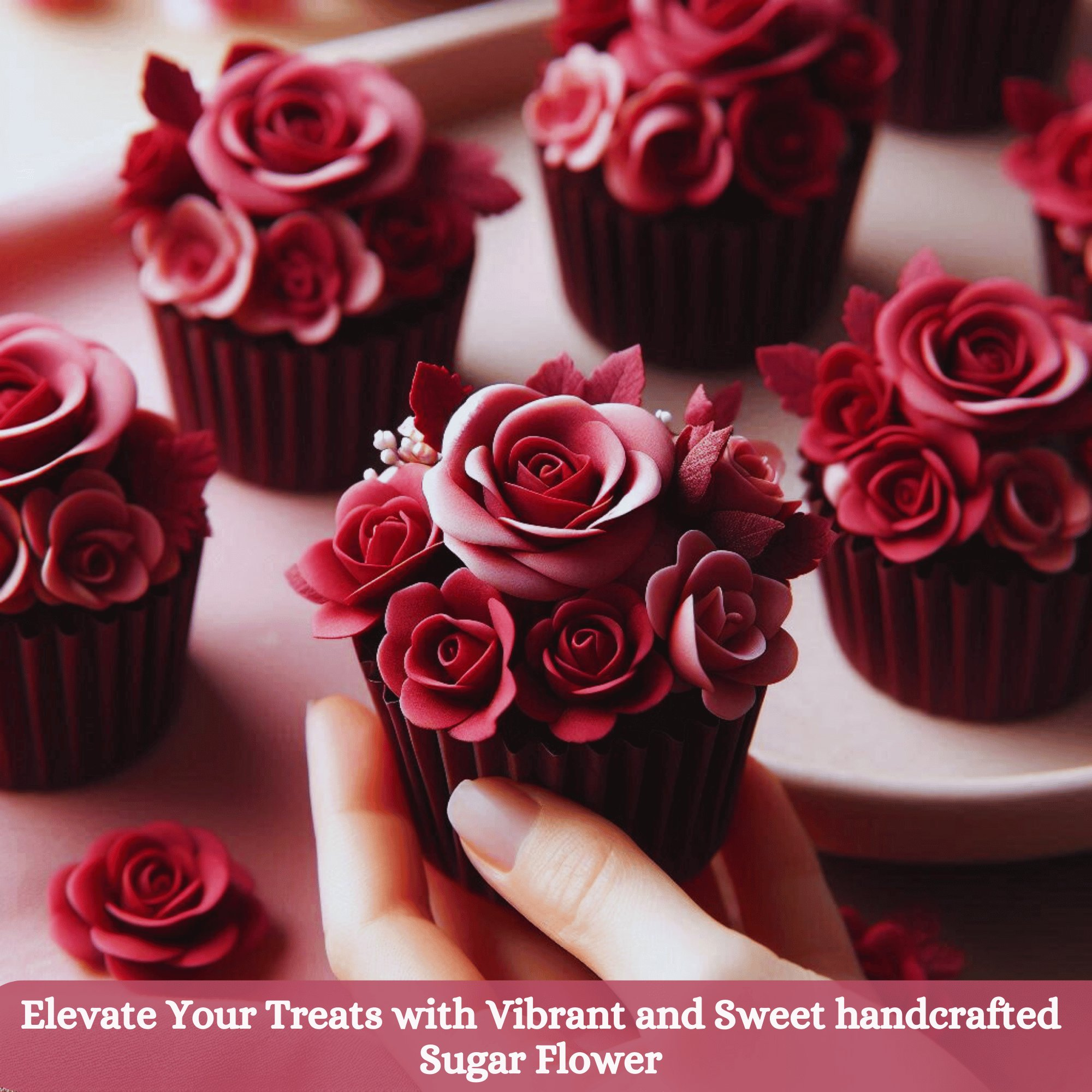 Confect Magenta | Edible Sugar Flowers