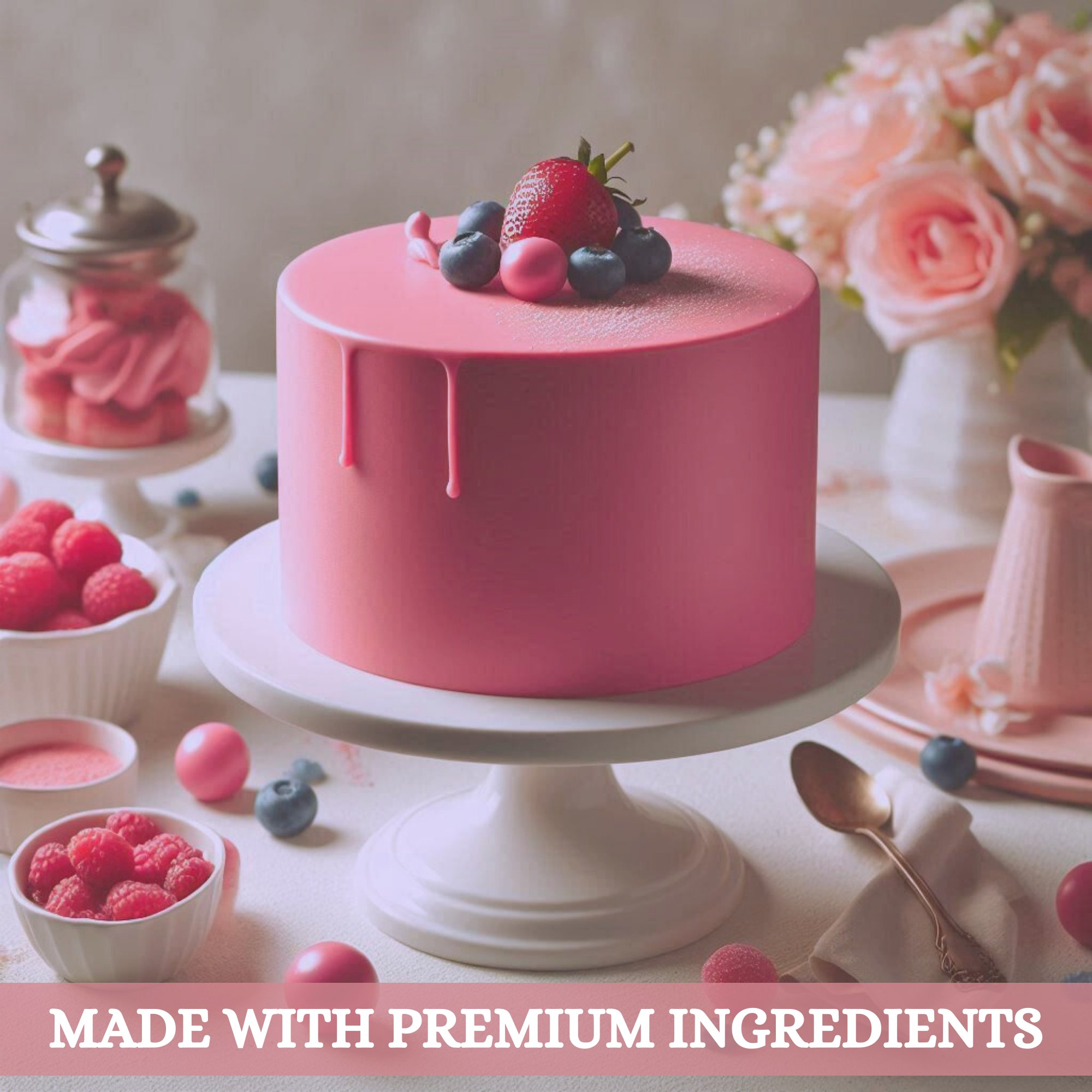 Confect Hot Pink Fondant | Edible Sugarpaste