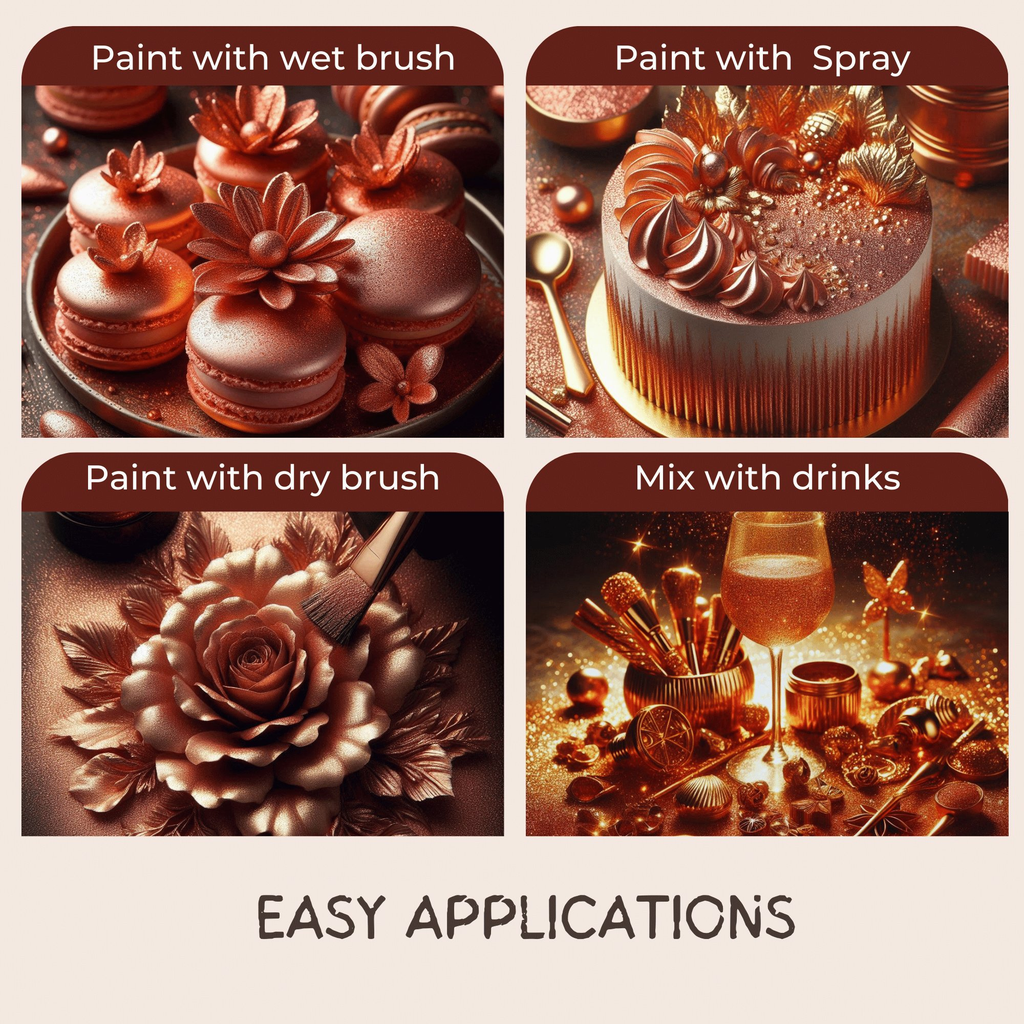 Confect Flaming Copper | Edible Luster Dust