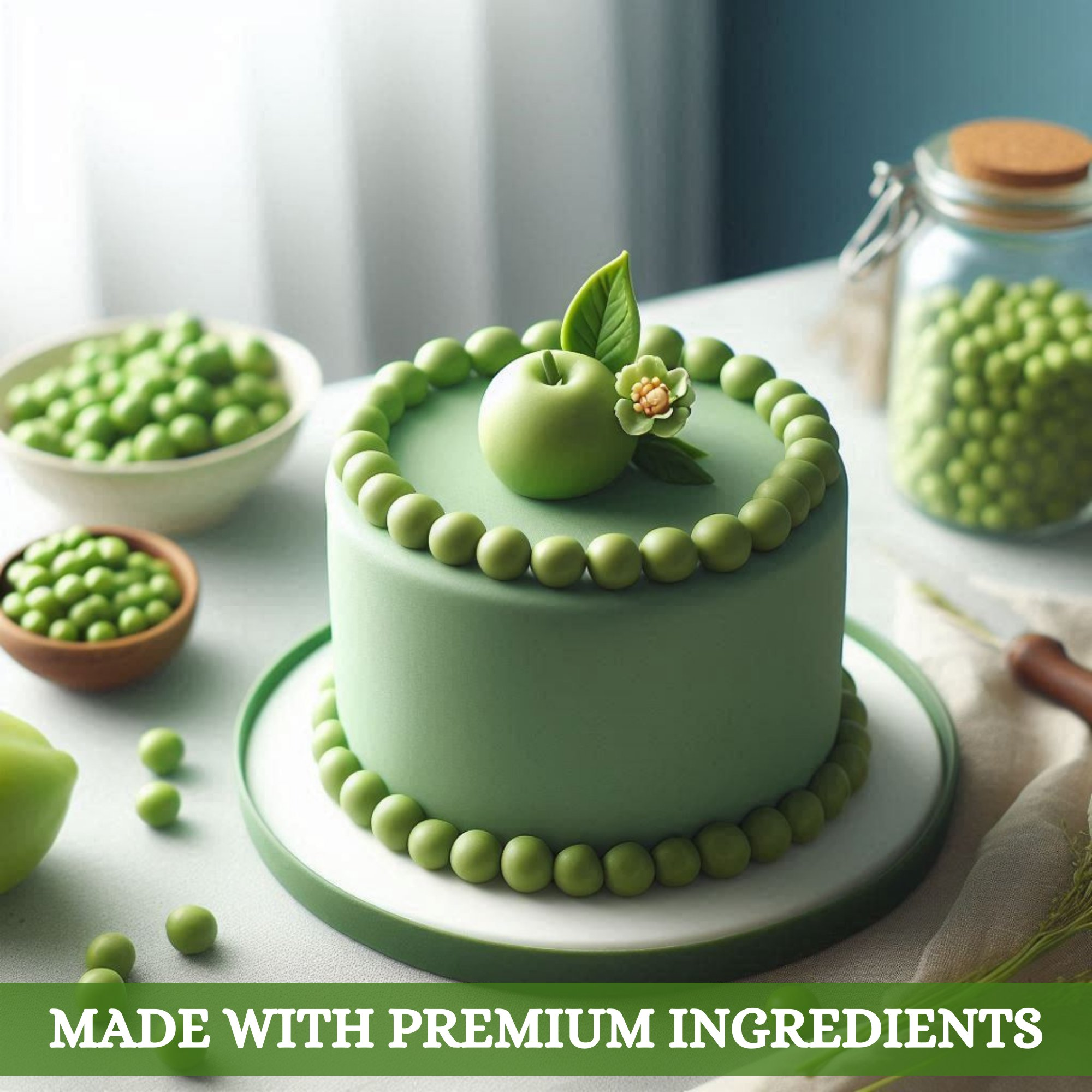 Confect Pea Green Fondant | Edible Sugarpaste