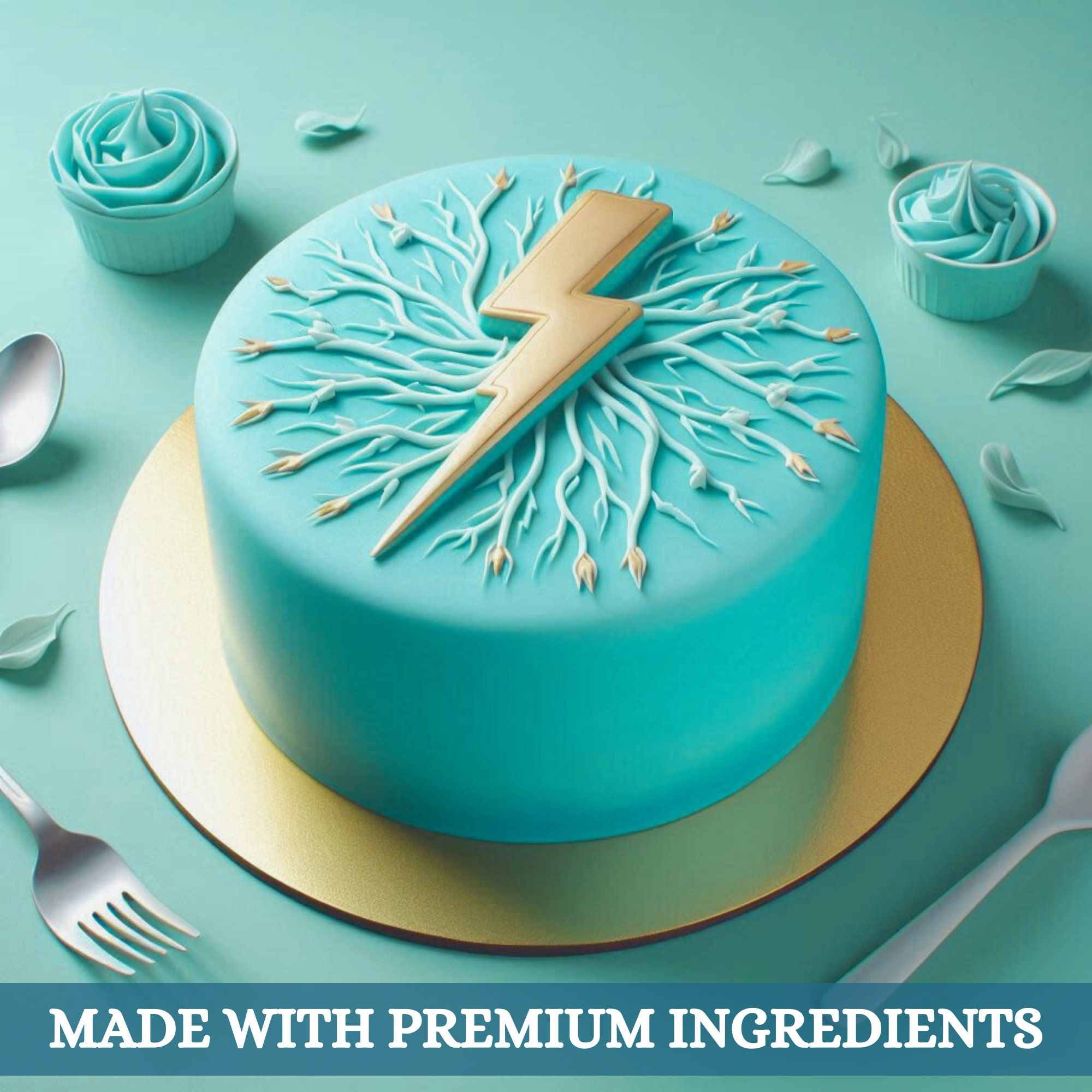 Confect Electric Blue Fondant | Edible Sugarpaste