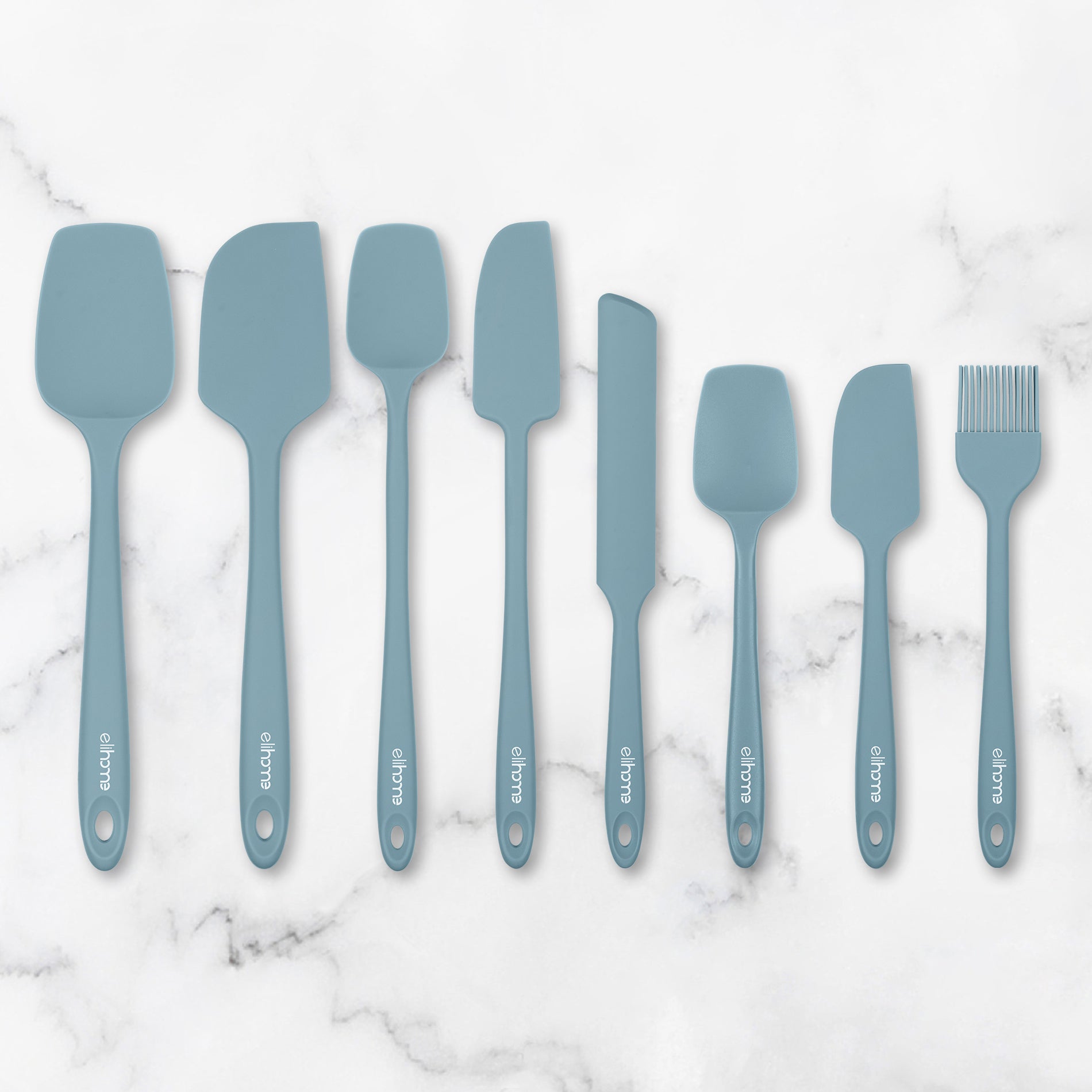 3 Piece Silicone Spatula Set - Red